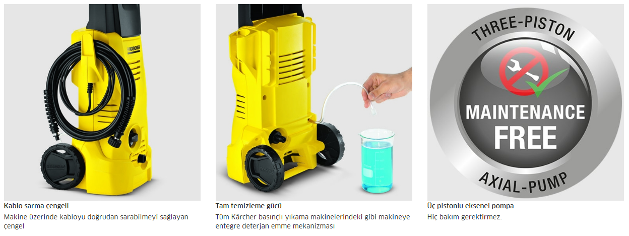 Karcher K2 Home Basınçlı Yıkama Makinesi 110 Bar